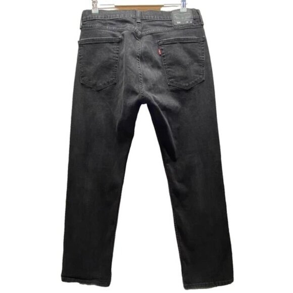 Levi's 505 Men's Black Grey Wash Jeans 36x32 Regular Fit Straight Leg 5 Pocket - Picture 8 of 15